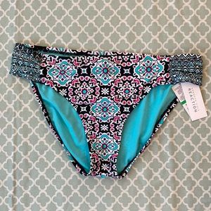 Kenneth Cole Reaction Swim Bikini Bottoms L NWT